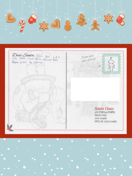 Letter to Santa from Elsa J.