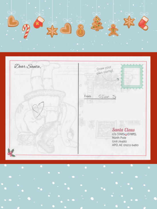 Letter to Santa from Oliver S.